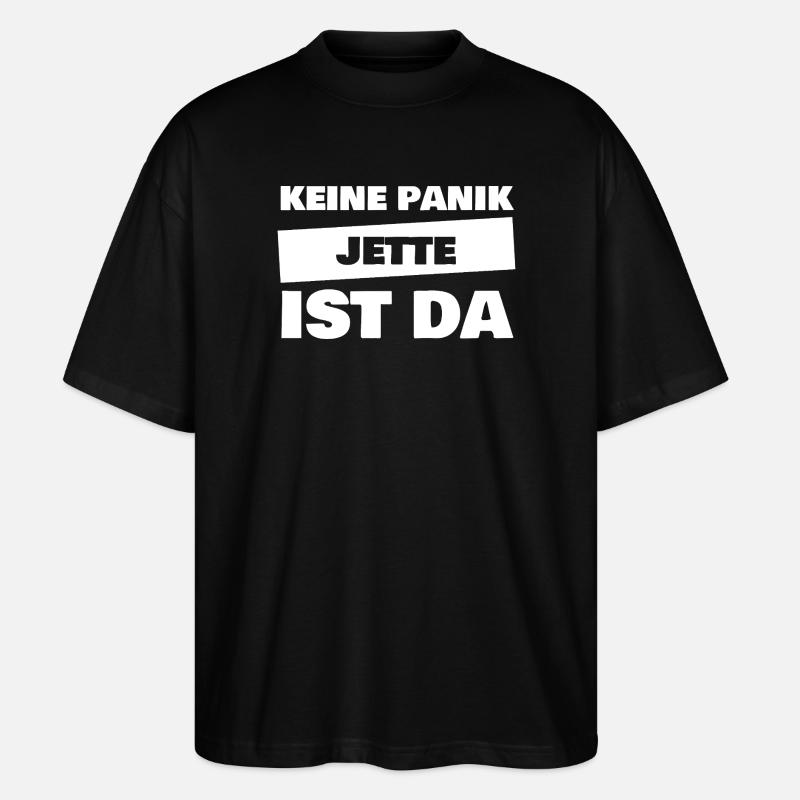 Name Jette - Stanley/Stella Oversized Unisex Bio T-Shirt Blaster 2.0 - Schwarz