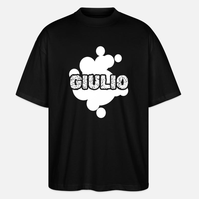 Giulio en cadeau - T-shirt bio Blaster 2.0 coupe oversize Stanley/Stella Unisexe - noir