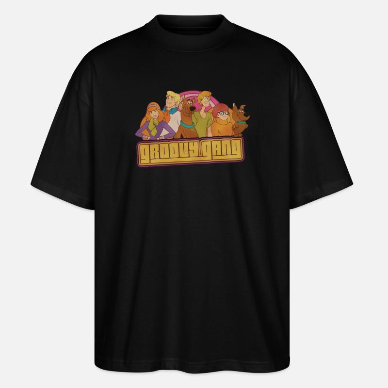 Scooby-Doo Groovy Gang - Stanley/Stella Oversized Unisex Bio T-Shirt Blaster 2.0 - Schwarz