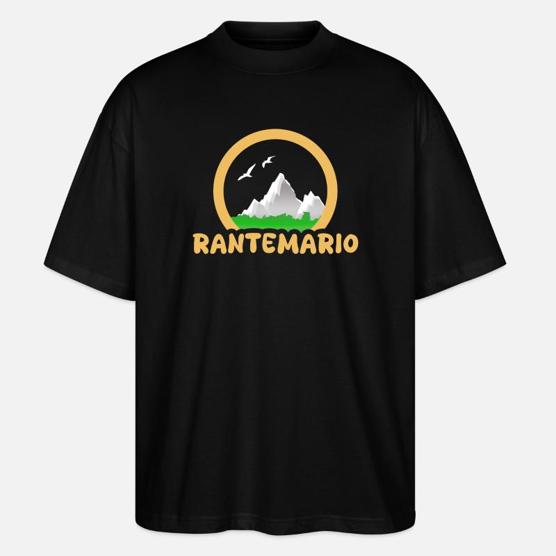 Rantemario - T-shirt bio Blaster 2.0 coupe oversize Stanley/Stella Unisexe - noir