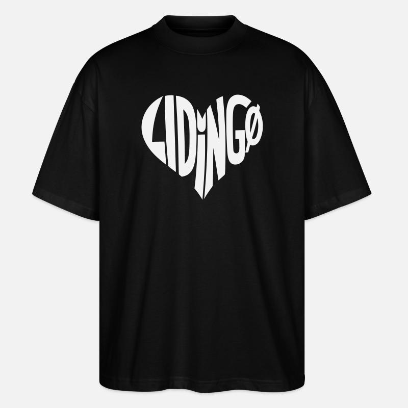Style Cœur Lidingo - T-shirt bio Blaster 2.0 coupe oversize Stanley/Stella Unisexe - noir