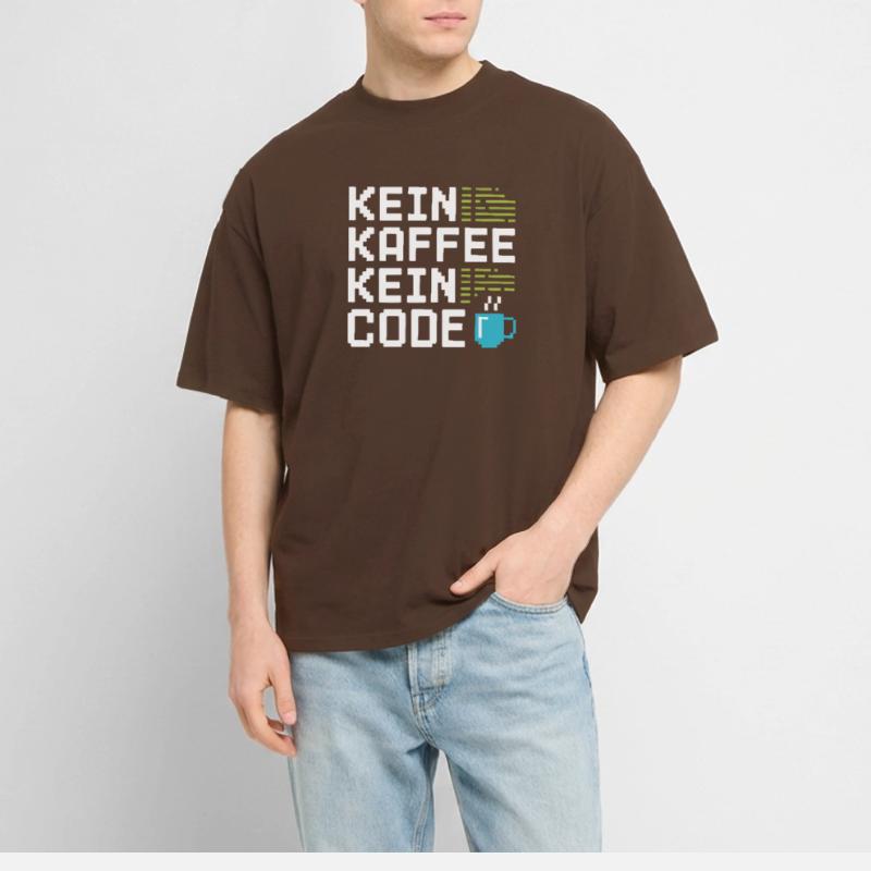 No Coffee No Code Programmer Computer Scientist Stanley/Stella Oversized Unisex Organic T-shirt Blaster 2.0