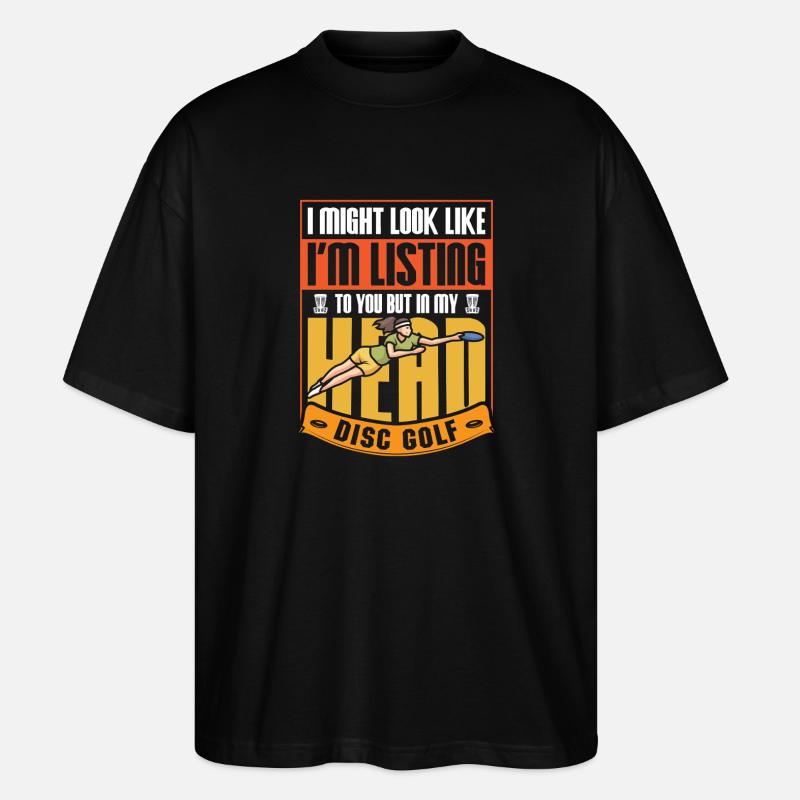 Cadeaux de disc golf Disc Golf - T-shirt bio Blaster 2.0 coupe oversize Stanley/Stella Unisexe - noir