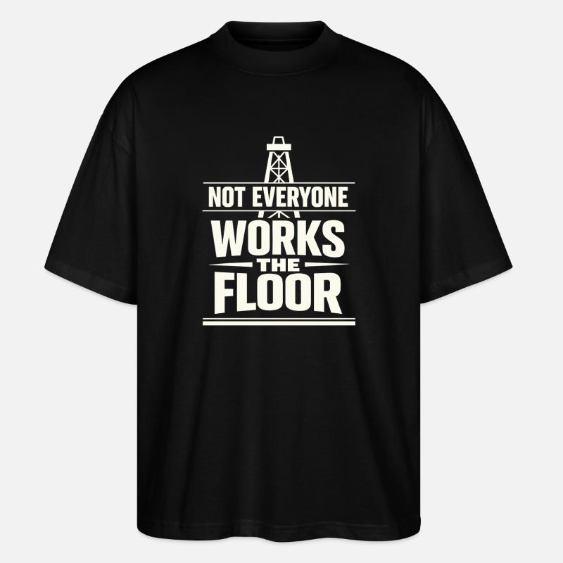 Offshore-bohrer-rig-bohrer Bohrboden Offshore - Stanley/Stella Oversized Unisex Bio T-Shirt Blaster 2.0 - Schwarz