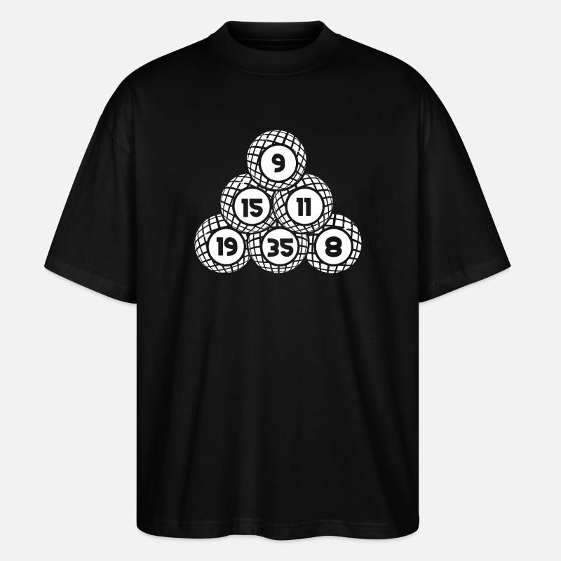 Bingo Player Bingo Balls Stack Bingo - T-shirt bio Blaster 2.0 coupe oversize Stanley/Stella Unisexe - noir
