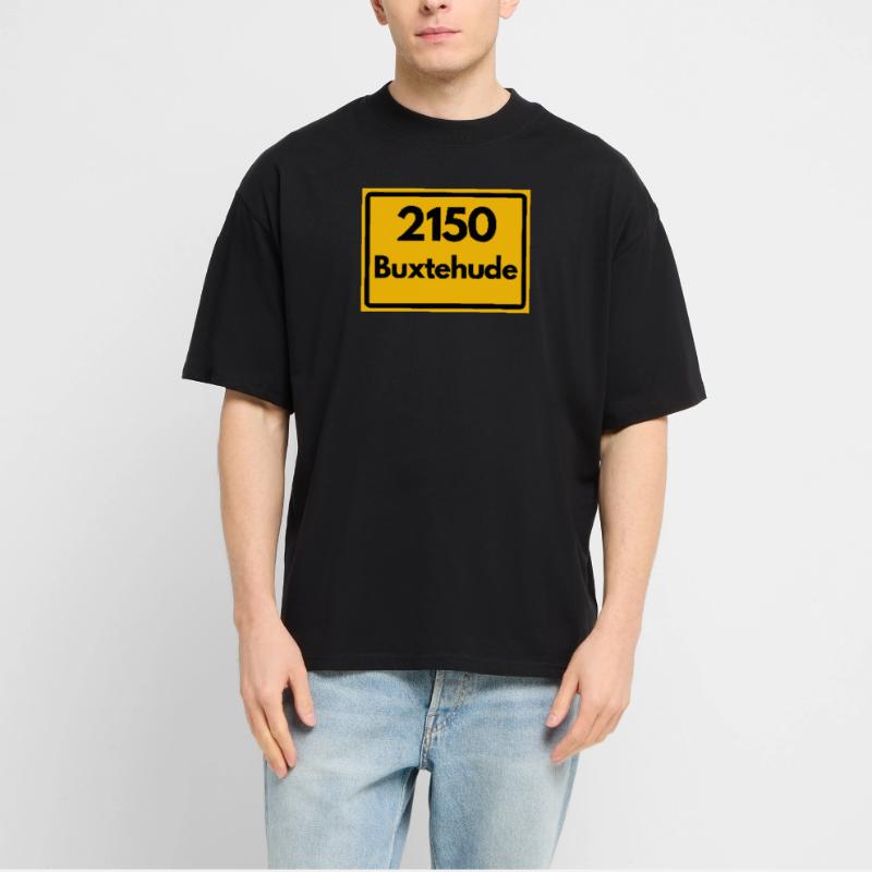 OLD POSTCODE POSTCODE RETRO 2150 BUXTEHUDE HANSE Stanley/Stella Oversized Unisex Organic T-shirt Blaster 2.0
