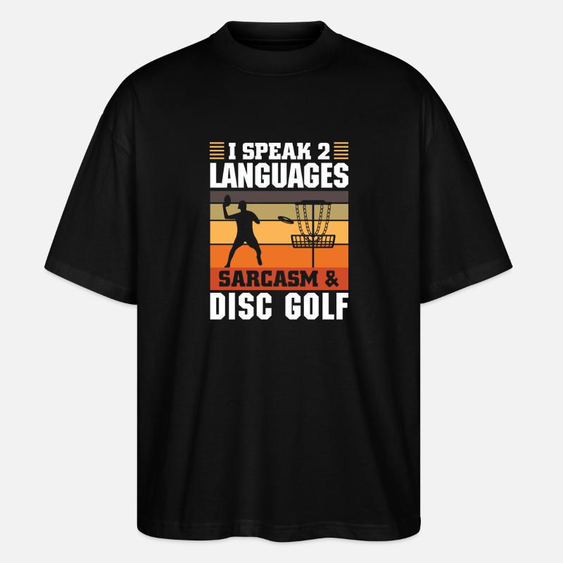 Disc Golf Gifts Disc Golf - Stanley/Stella Oversized Unisex Organic T-shirt Blaster 2.0 - black