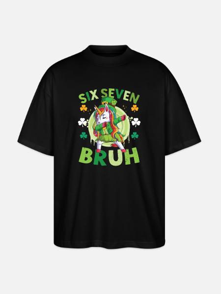 La licorne Saint-Patrick - T-shirt bio Blaster 2.0 coupe oversize Stanley/Stella Unisexe - noir