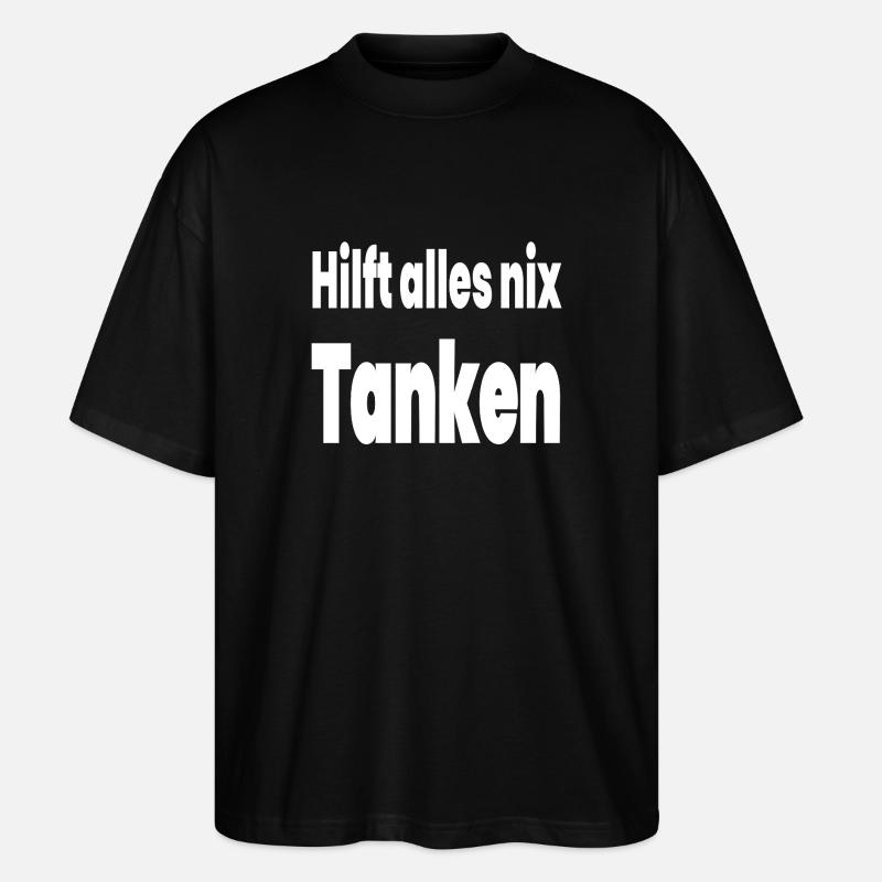 refuel - Stanley/Stella Oversized Unisex Organic T-shirt Blaster 2.0 - black