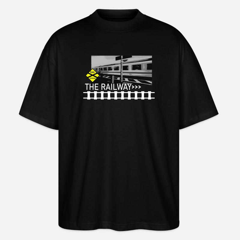 LE CHEMIN DE FER - T-shirt bio Blaster 2.0 coupe oversize Stanley/Stella Unisexe - noir