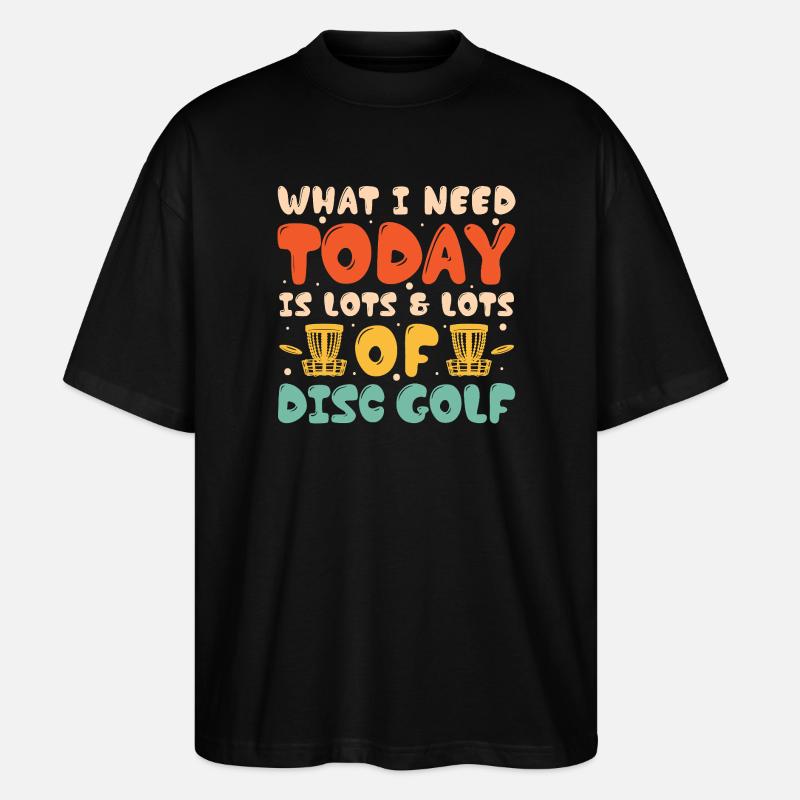 Cadeaux de disc golf Disc Golf - T-shirt bio Blaster 2.0 coupe oversize Stanley/Stella Unisexe - noir