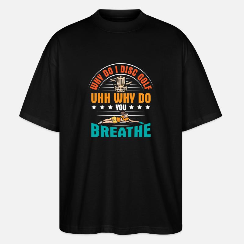 Cadeaux de disc golf Disc Golf - T-shirt bio Blaster 2.0 coupe oversize Stanley/Stella Unisexe - noir