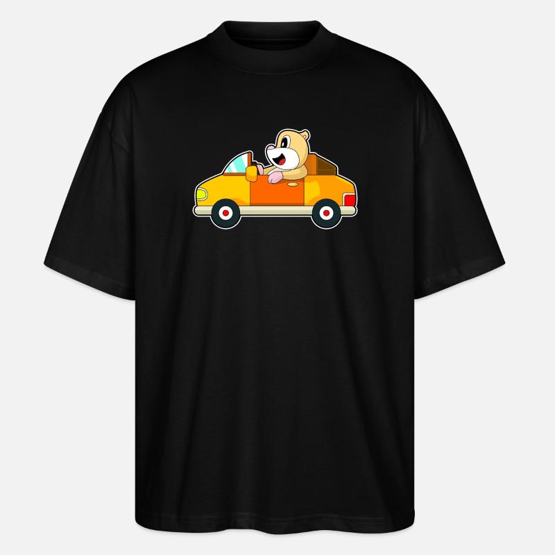 Hamster Auto - Stanley/Stella Oversized Unisex Bio T-Shirt Blaster 2.0 - Schwarz