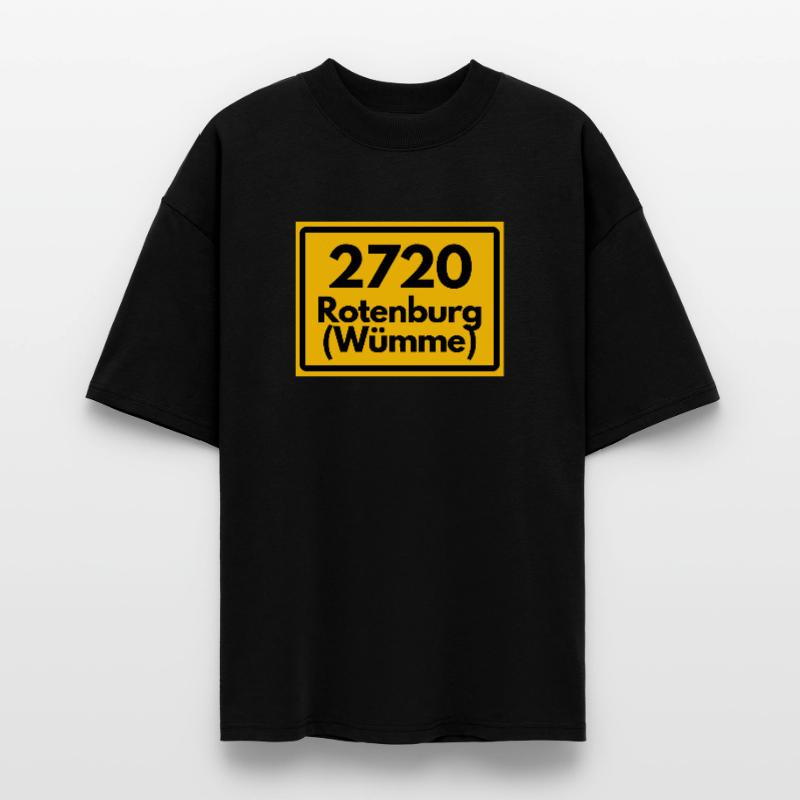 OLD POSTCODE ZIP CODE RETRO 2720 ROTENBURG WÜMME! Stanley/Stella Oversized Unisex Organic T-shirt Blaster 2.0