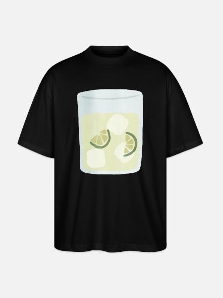 Moskauer Maultier im Aquarellstil - Stanley/Stella Oversized Unisex Bio T-Shirt Blaster 2.0 - Schwarz
