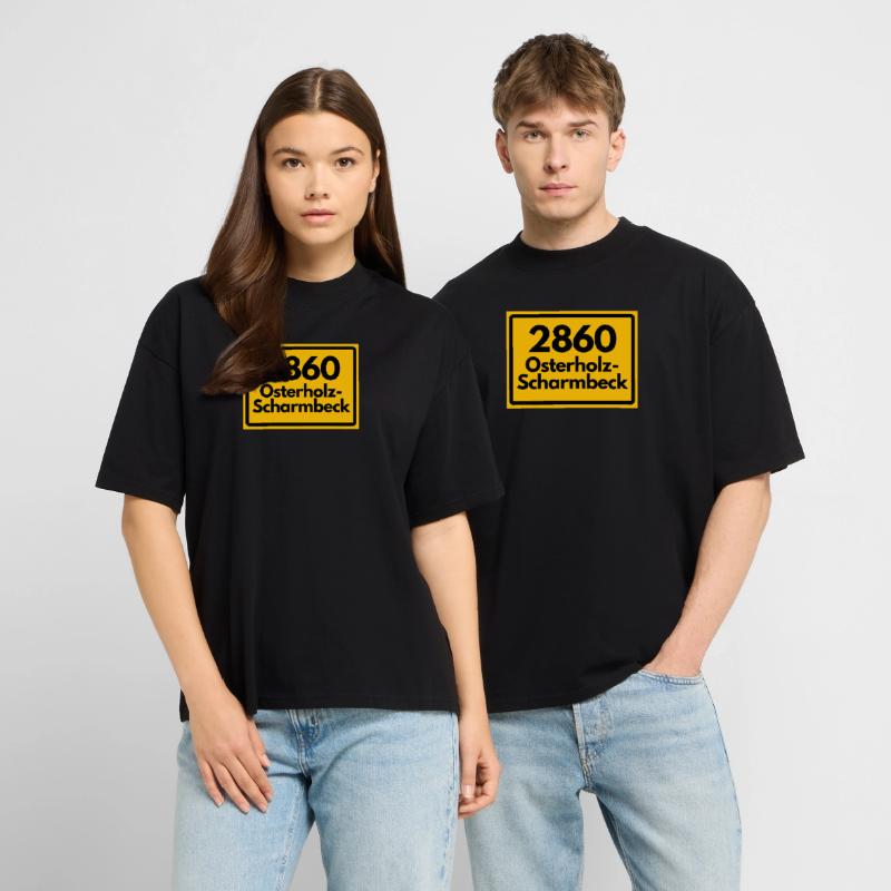 OLD POSTCODE POSTCODE 2860 OSTERHOLZ-SCHARMBECK Stanley/Stella Oversized Unisex Organic T-shirt Blaster 2.0