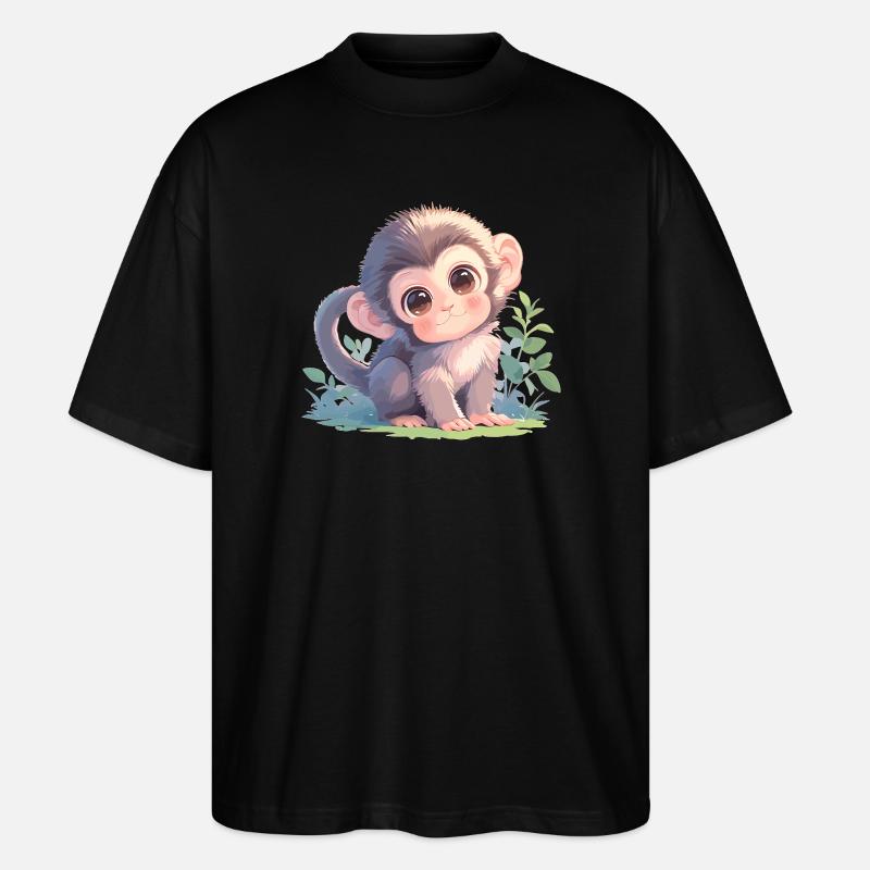 Macaque Macaque - T-shirt bio Blaster 2.0 coupe oversize Stanley/Stella Unisexe - noir