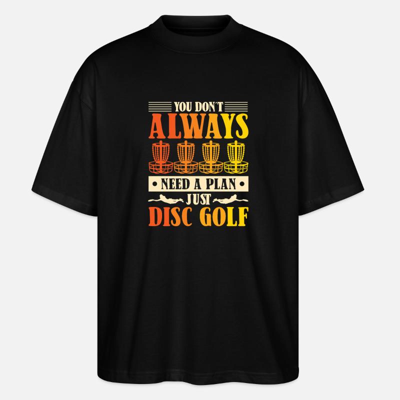 Cadeaux de disc golf Disc Golf - T-shirt bio Blaster 2.0 coupe oversize Stanley/Stella Unisexe - noir