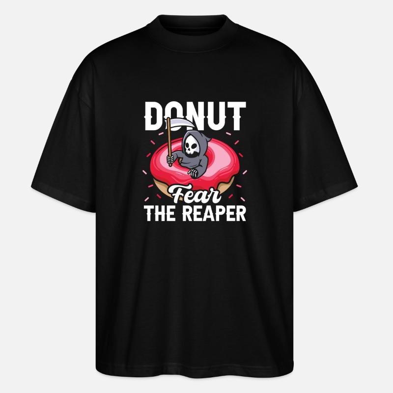Restauration rapide en donuts - T-shirt bio Blaster 2.0 coupe oversize Stanley/Stella Unisexe - noir
