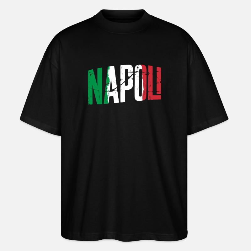 Napoli Italien Neapel - Stanley/Stella Oversized Unisex Bio T-Shirt Blaster 2.0 - Schwarz