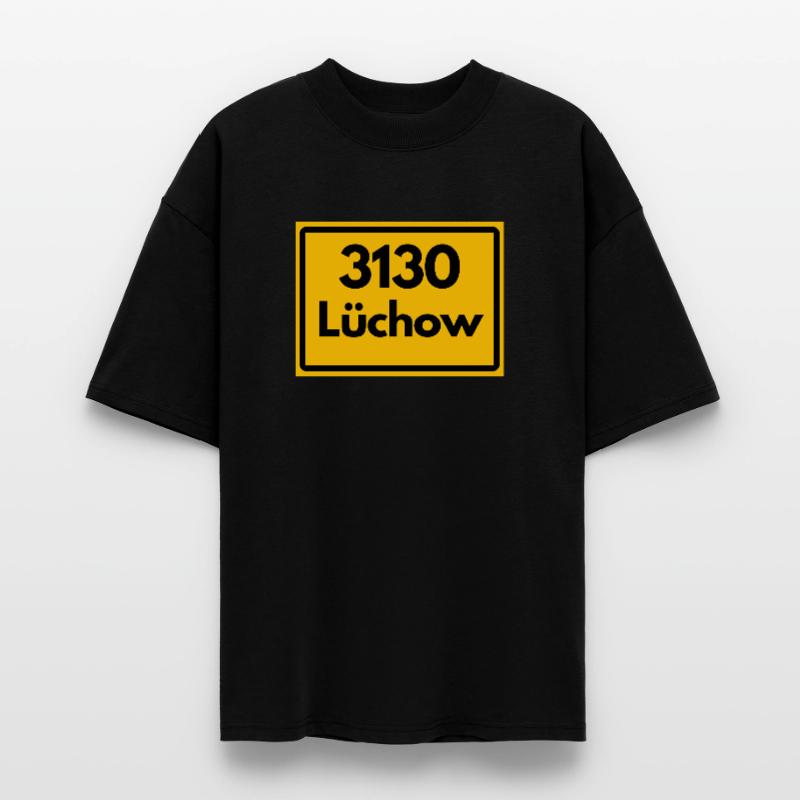 OLD POSTCODE ZIP CODE RETRO 3130 LÜCHOW WENDLAND! Stanley/Stella Oversized Unisex Organic T-shirt Blaster 2.0