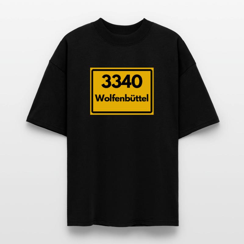 OLD POSTCODE POSTCODE RETRO 3340 WOLFENBÜTTEL Stanley/Stella Oversized Unisex Organic T-shirt Blaster 2.0