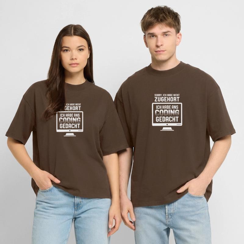 Coder la pensée au lieu d’écouter T-shirt bio Blaster 2.0 coupe oversize Stanley/Stella Unisexe