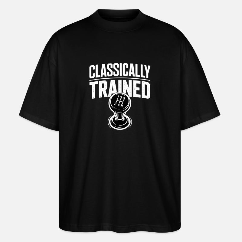 Classically Trained Auto Manual Transmission - Stanley/Stella Oversized Unisex Organic T-shirt Blaster 2.0 - black