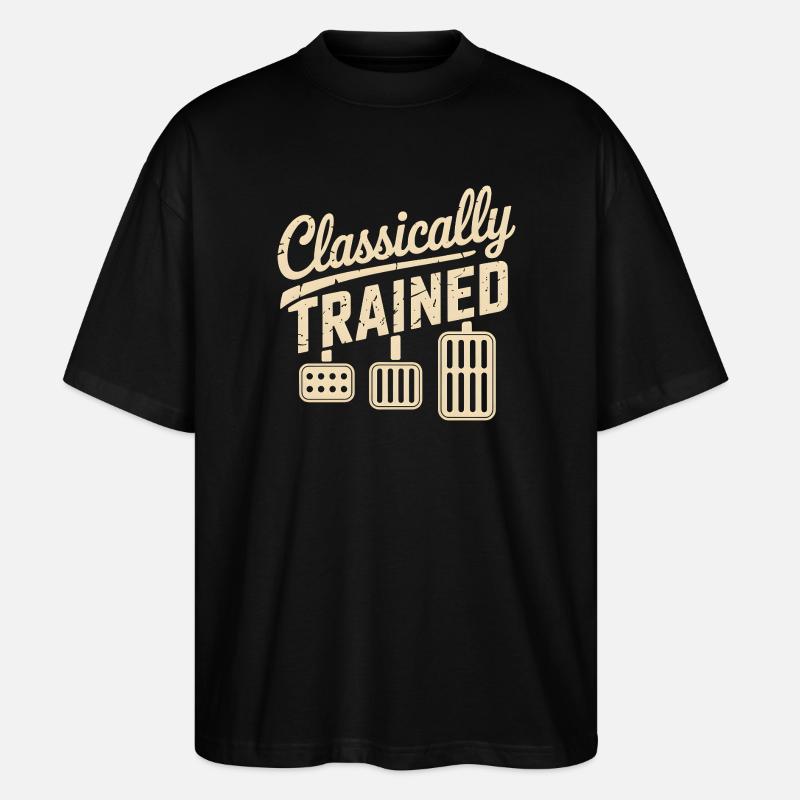Classically Trained Auto Manual Transmission - Stanley/Stella Oversized Unisex Organic T-shirt Blaster 2.0 - black