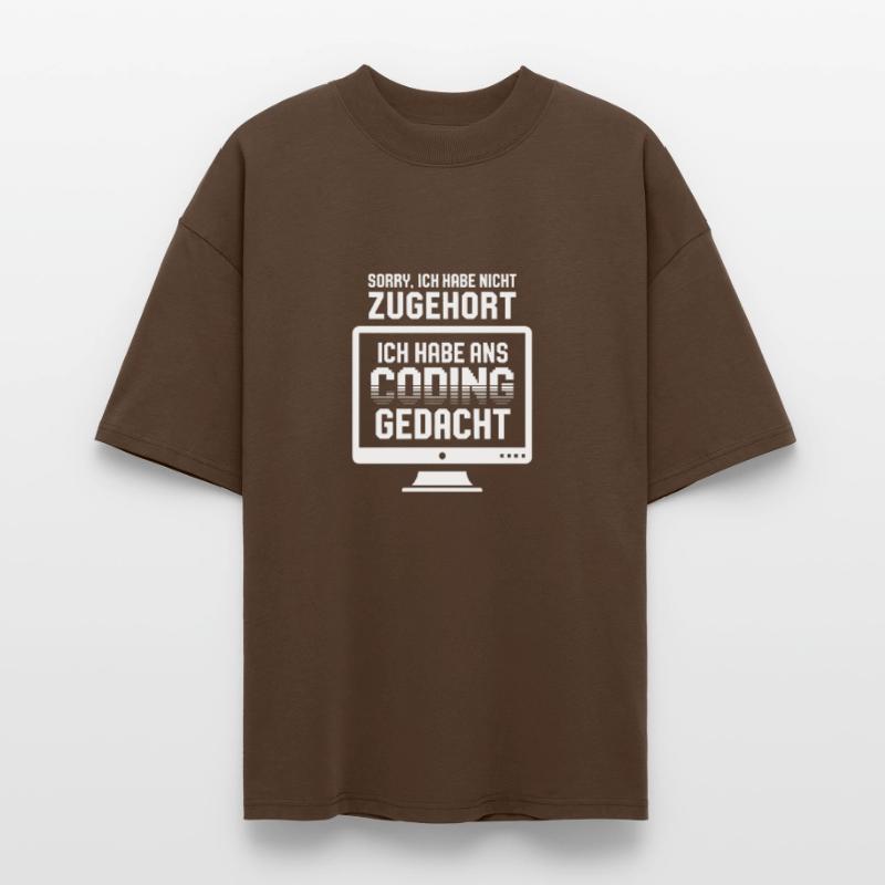 Coder la pensée au lieu d’écouter T-shirt bio Blaster 2.0 coupe oversize Stanley/Stella Unisexe