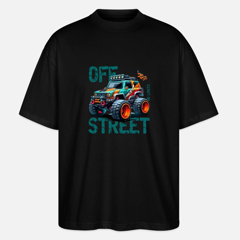Offroad Monstertruck 4x4 - Stanley/Stella Oversized Unisex Bio T-Shirt Blaster 2.0 - Schwarz