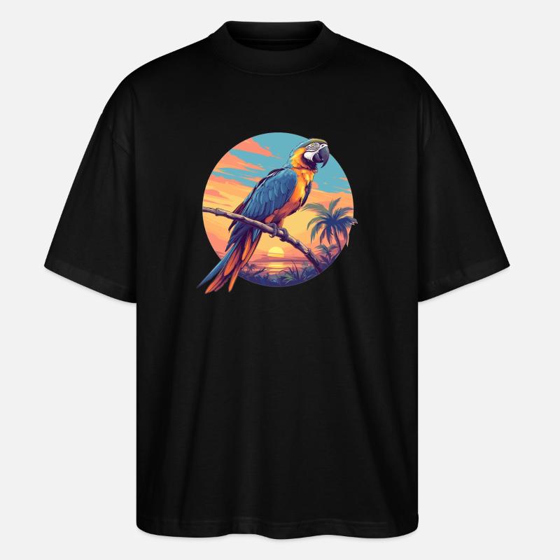 L’ère de l’ara - T-shirt bio Blaster 2.0 coupe oversize Stanley/Stella Unisexe - noir