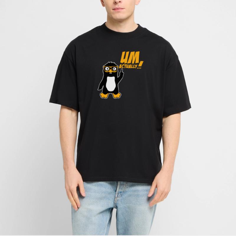 Le Pingouin devient le logo du nerd vraiment drôle T-shirt bio Blaster 2.0 coupe oversize Stanley/Stella Unisexe