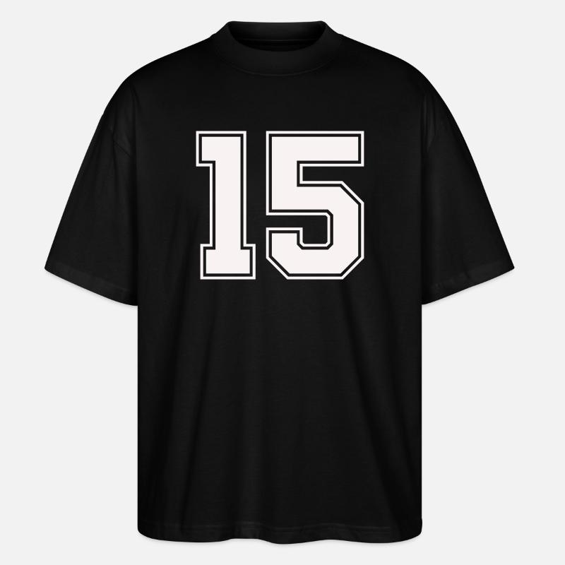 Quinze Style de Plans - T-shirt bio Blaster 2.0 coupe oversize Stanley/Stella Unisexe - noir