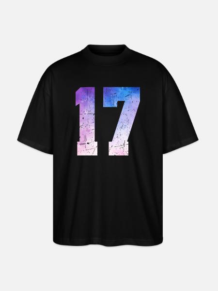 Issue 17 – 17th Anniversary Gift - Stanley/Stella Oversized Unisex Organic T-shirt Blaster 2.0 - black