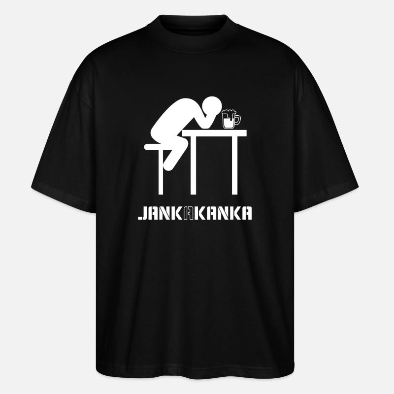 JANKA A KANKA - Stanley/Stella Oversized Unisex Bio T-Shirt Blaster 2.0 - Schwarz