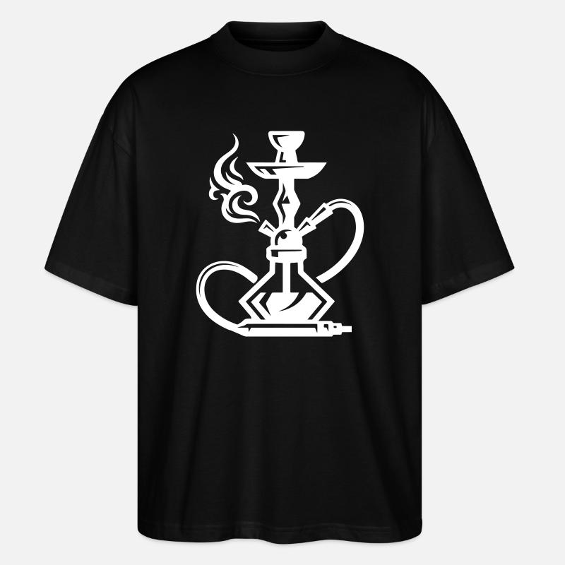 Shisha Hookah - Stanley/Stella Oversized Unisex Bio T-Shirt Blaster 2.0 - Schwarz