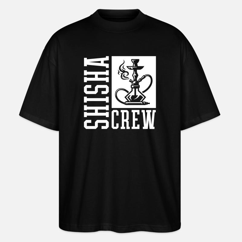 Shisha Crew - Stanley/Stella Oversized Unisex Bio T-Shirt Blaster 2.0 - Schwarz