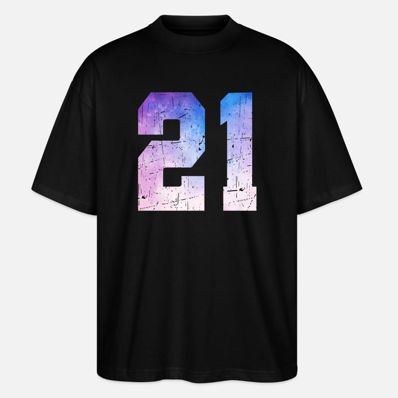 Issue 21 – 21st Anniversary Gift - Stanley/Stella Oversized Unisex Organic T-shirt Blaster 2.0 - black