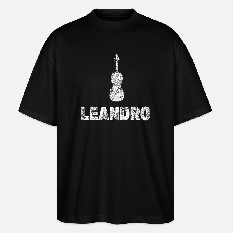 Leandro - Stanley/Stella Oversized Unisex Bio T-Shirt Blaster 2.0 - Schwarz