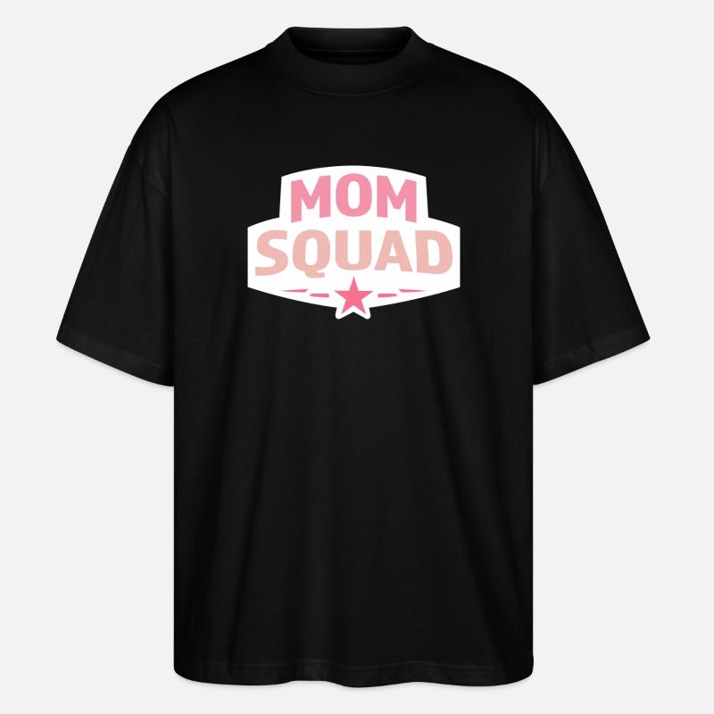 Équipe de mamans - T-shirt bio Blaster 2.0 coupe oversize Stanley/Stella Unisexe - noir