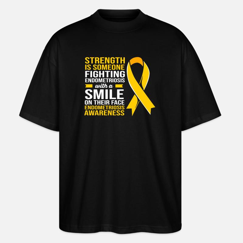 Endometriose Endo - Stanley/Stella Oversized Unisex Bio T-Shirt Blaster 2.0 - Schwarz