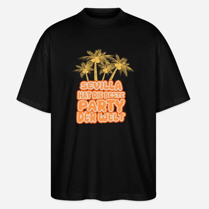 Sevilla - Stanley/Stella Oversized Unisex Bio T-Shirt Blaster 2.0 - Schwarz