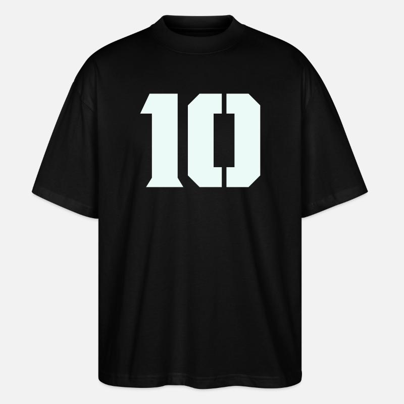 10- - Stanley/Stella Oversized Unisex Bio T-Shirt Blaster 2.0 - Schwarz