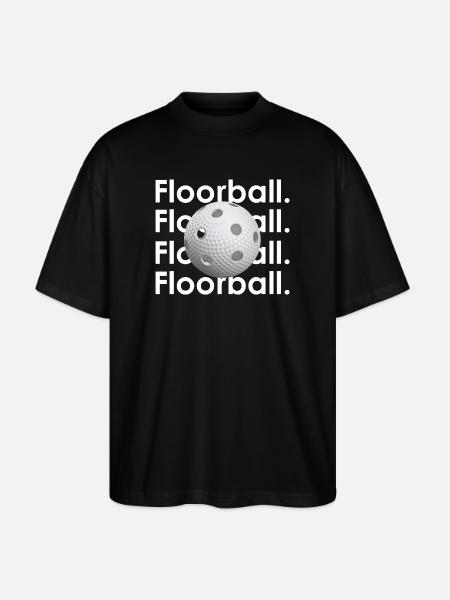 Floorball Graphic - Stanley/Stella Oversized Unisex Organic T-shirt Blaster 2.0 - black
