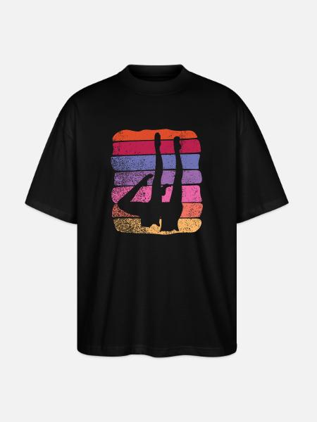 Artistic Swim Team Synchronized Swimming - Stanley/Stella Oversized Unisex Organic T-shirt Blaster 2.0 - black