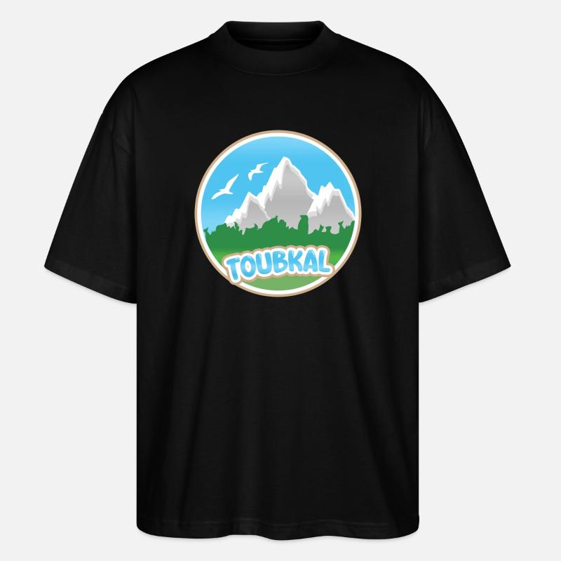Toubkal - Stanley/Stella Oversized Unisex Bio T-Shirt Blaster 2.0 - Schwarz
