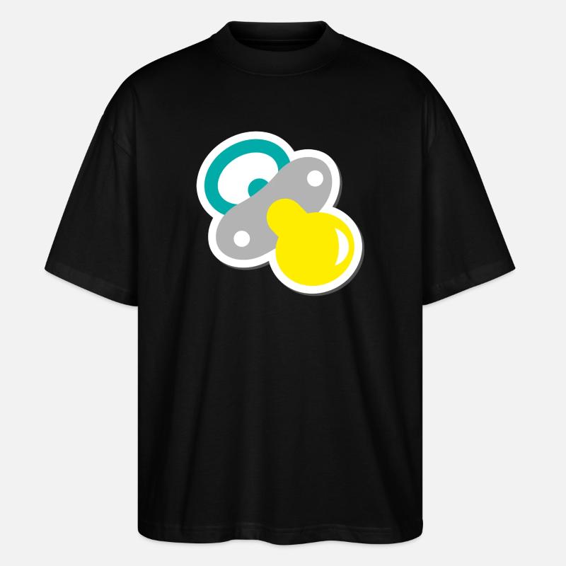 schnuller - Stanley/Stella Oversized Unisex Bio T-Shirt Blaster 2.0 - Schwarz