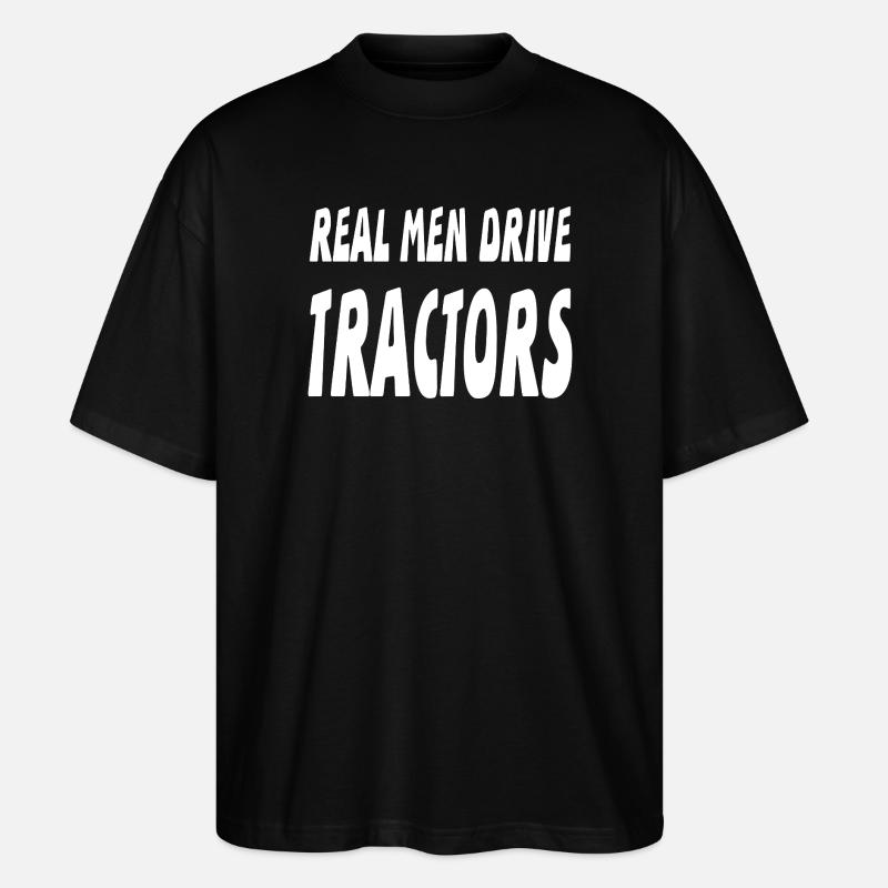 Traktor - Stanley/Stella Oversized Unisex Bio T-Shirt Blaster 2.0 - Schwarz