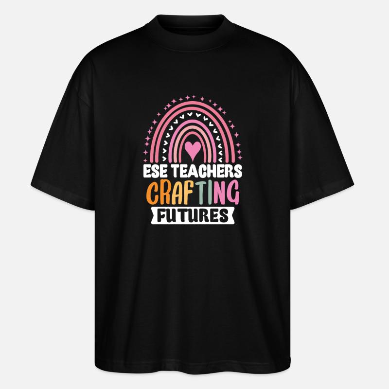 Cadeaux pour les enseignants ESE - T-shirt bio Blaster 2.0 coupe oversize Stanley/Stella Unisexe - noir